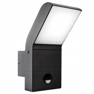 Záhradné nástenné svietidlo - Vonkajšia stena LAMP 12W snímač pohybu LED