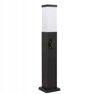 Svetelný stĺp do záhrady - Záhradná lampa stojaca 45 cm stĺp s 230V zásuvkou