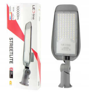 Uličná lampa - Pouličná lampa LED 100W nepremokavá IP65 neutrálny streetlite