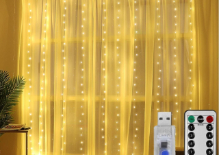 Záhradné girlandy - Light Light Curtain 100 LED 3x1m Girland Tepelné použitie
