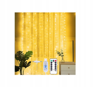 Light Light Curtain 300 LED 3x3m teplá biela