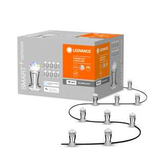 Solárna zapichovacia záhradná lampa - Záhradné lampy 9 LED 2,5W RGB WiFi Alexa Ledvance