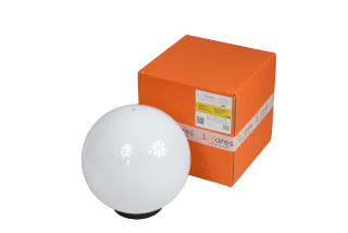 Svetelný stĺp do záhrady - Dekoratívne záhradné lampy 30 cm luna guľa