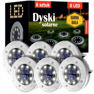 Solárna zapichovacia záhradná lampa - Solárne žiarovky zľavové žiarovky pre záhradné veľkosti 6 ks prémiou