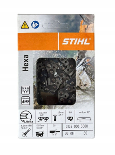 Reťaz na pílu - Hexa 3/8 reťaz 1,6 72 buniek 50 cm