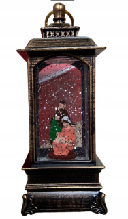 Snowman Glass Lantern