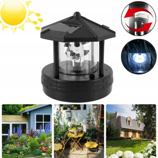 Solárna zapichovacia záhradná lampa - LAMPIÓNA SOLARNÁ LAMPA OTOČNÁ LED LAMPA DEKORACIA LAMPIÓN NA CESTIČKU