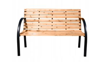 Záhradná lavica, lavička - Drevená / záhradná lavica Gardenic C80002 NOVINKA