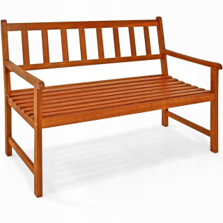 Záhradná lavica, lavička - Drevená drevená lavica 120 cm