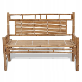 Záhradná lavica, lavička - Záhradná lavica s krémovým vankúšom, 120 cm, Lite DR