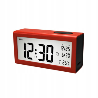 Dekorácia do záhrady - LCD + kalendár, červená, ako je opísané