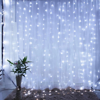 LED garlandové závesné svetlá 8 režimov USB diaľkový diaľkový ovládač