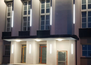 Záhradná príjazdová lampa - LED pás Podlaha Fasáda Stožiar Hermetická Kúpeľňa Záhrada IP68