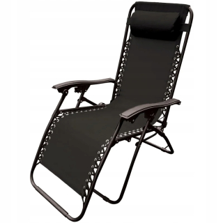 Záhradné lehátko - Garden Deckchair s baldachýnom, ratan PE, šedá