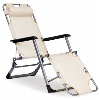 Záhradné lehátko - Sun Sun Sun Sedadlo skladacie pláž 2in1