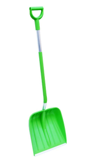 Snehová lopatka z hliníkového hriadeľa kresby zŕn!
