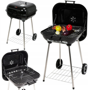 Gril na drevené uhlie - Lund Garden Grill s BBQ 40x45cm 99904