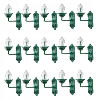 Dekorácia do záhrady - Lampa model Adornos párovú nástennú lampu 25 ks