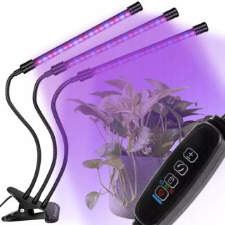 Lampa na pestovanie raslín - Svietidlo 20 LED 3 ks.