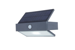 Záhradné nástenné svietidlo - Šírka PIR Grey Lamp 6910601335 - Lutec