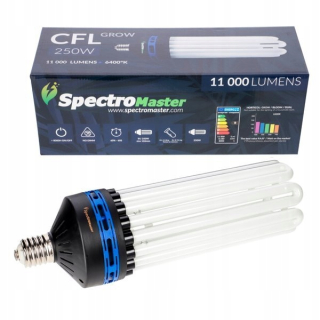 Lampa na pestovanie raslín - CFL 250W Spectromaster Lamp - 8U - 6400K Výška