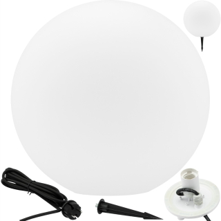 Svetelný stĺp do záhrady - Lampa lampa biała 35 cm LED E27 suchozemský
