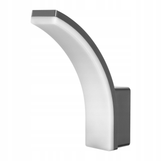 Záhradná fasádna lampa - Externá nástenná lampa LED stena lampa 20W IP65 4000K Grey