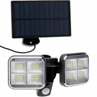 Uličná lampa - LED solárne pouličné svietidlo SNÍMAČ POHYBU IP65 VÝKONNÝ