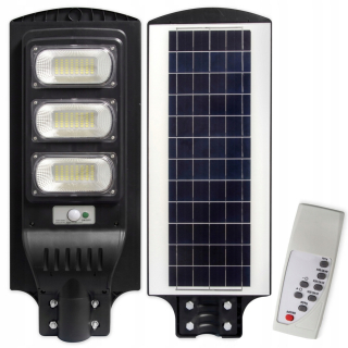 Uličná lampa - Pouličná solárna lampa 150 W IP65 Senzor diaľkového ovládania