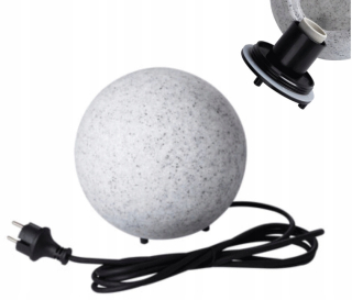 Solárna zapichovacia záhradná lampa - Dekoratívna záhradná lampa kameň kameň E27 IP65