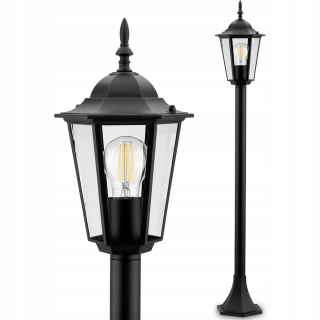 Svetelný stĺp do záhrady - Záhradná lampa E27 Lucerna 1M IP44