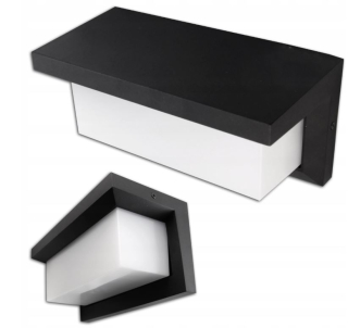 Záhradné nástenné svietidlo - Záhradná lampa nástenná lampa Dusk Sensor 12W