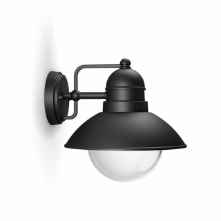 Záhradné nástenné svietidlo - Philips Hoverfly lampa čierna 60 W 60 W