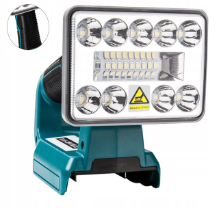 Osvetlenie na jazierko, rybník - LED pracovná lampa pre batériu Makita 14.4 V/18 V