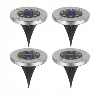 Solárna zapichovacia záhradná lampa - LED solárna lampa záhradný život 4 ks