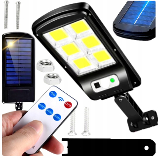 Uličná lampa - 4x záhradná solárna lampa silná biela guľa LED xxl guľa