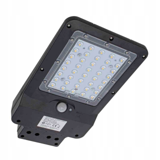 Uličná lampa - Solárna lampa 8 W 4000K pred garážovým sklami
