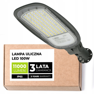 Uličná lampa - LED pouličná lampa 100 W cesta 4000 K IP65 LLS