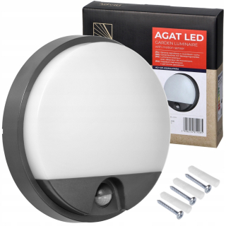 Záhradná fasádna lampa - Vonkajšia lampa fasáda LED snímač 15W