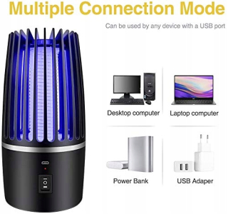 Repelent proti hmyzu - Anti -pínska lampa, 2 až 1 elektrické UV