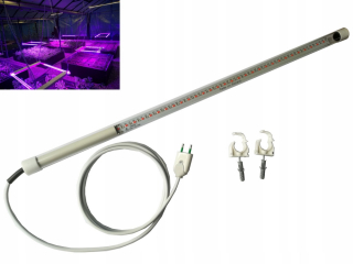 Lampa na pestovanie raslín - Grow LED 11W 60led IP65 PL lampa