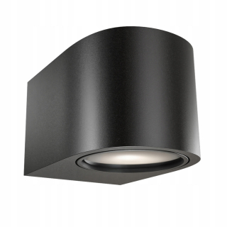 Záhradné nástenné svietidlo - Fasáda lampa na stenu lampa čierna GU10 LED