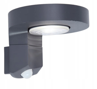 Záhradné nástenné svietidlo - Diso Pir Grey Mall Lamp 6906702335 Lutec