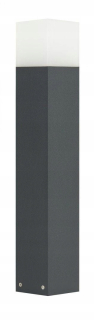 Svetelný stĺp do záhrady - Stojanové záhradné svietidlo CUBE, stĺpik 58 cm, grafit SUMA CB580 DG