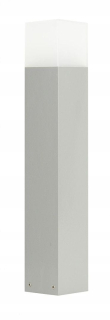 Svetelný stĺp do záhrady - Záhradná lampa CUBE, stojaca tyč, 58 cm, SUMA, strieborná CB580 AL
