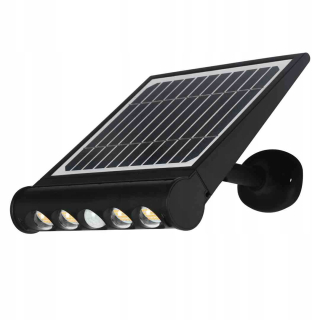 Uličná lampa - Solárna záhradná lampa 8 W 4000K pre garáž pre auto