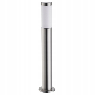 Svetelný stĺp do záhrady - Záhradná lampa Round Silver E27 65 cm LED