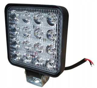 Záhradné halogény - Halogénová LED pracovná lampa 48W 16 LED 12V 24V Strong