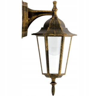 Záhradné nástenné svietidlo - Nástenná lampa externá nástenná lampa klasický patina zlatý bazén