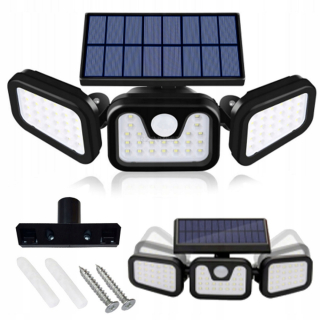Uličná lampa - LED solárna lampa 3in1 DUSK SENZOR